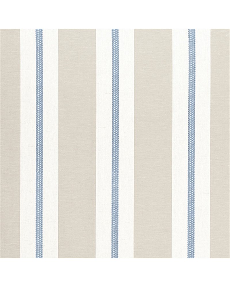 Alden Stripe Embroidery Sky AW24531