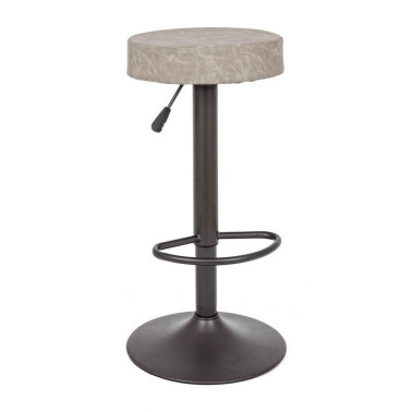 VINTAGE LIGHT GRAY PIPER STOOL