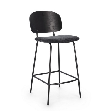 KITCHEN STOOL SIENNA DARK GRAY