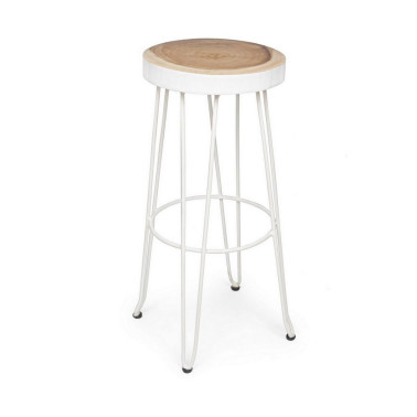 RAKEL BAR STOOL WHITE