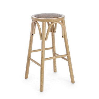 BAR STOOL CIRCLE NATURAL