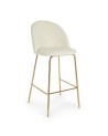 BAR STOOL CARRY VELVET WHITE