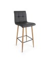 BAR STOOL BRUCE PU DARK GRAY