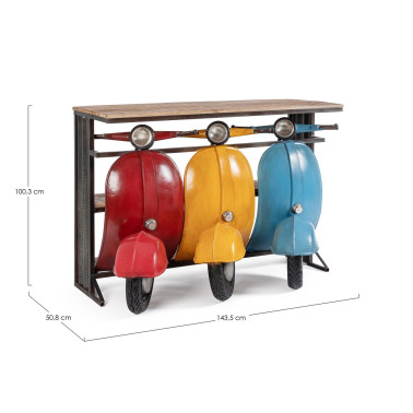 CONSOLE BAR TRIO VESPA COULEUR