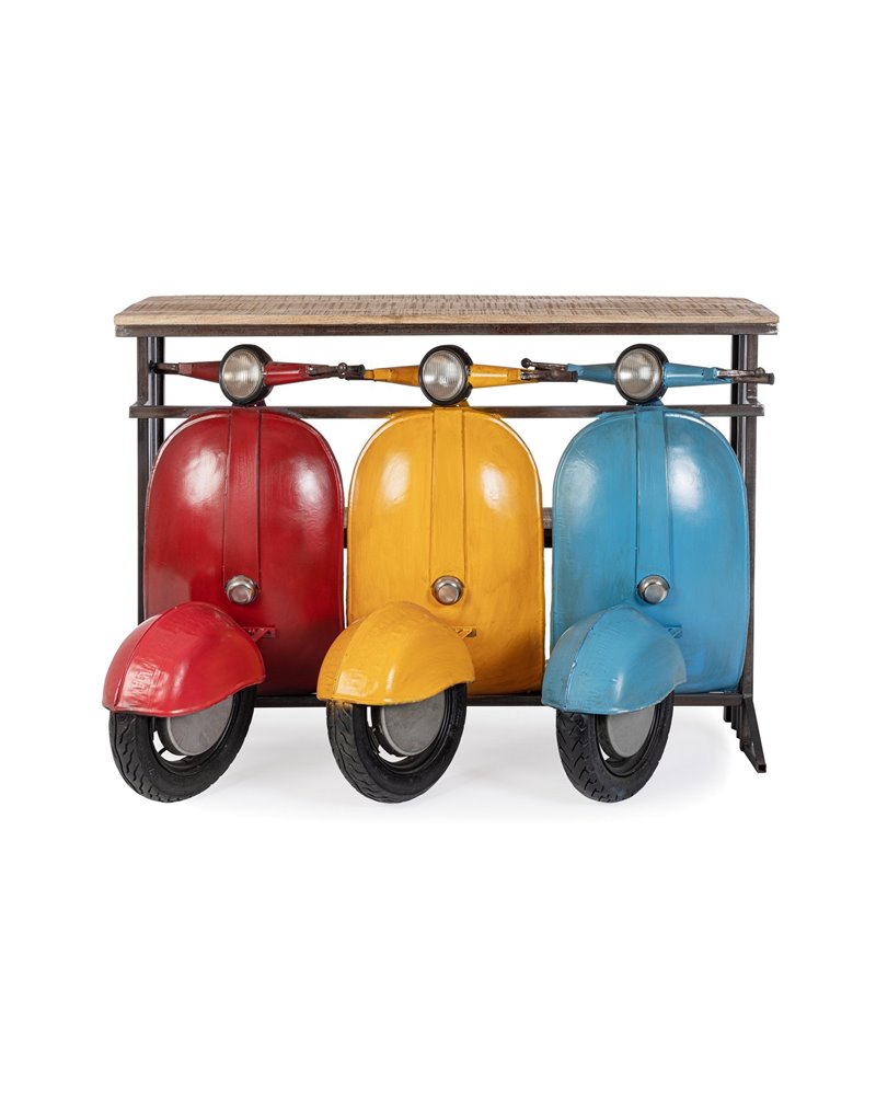 CONSOLA BAR TRIO VESPA COLOR