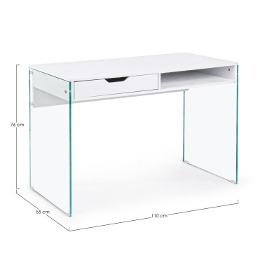 WHITE ARMOS DESK