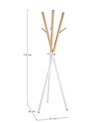 BASTIEN WHITE COAT RACK