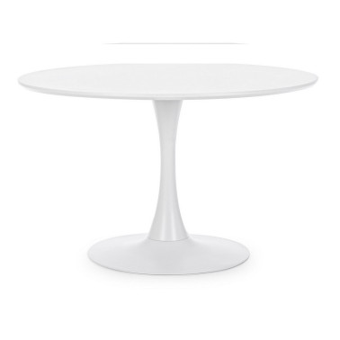 TABLE BLOOM BLANC D120