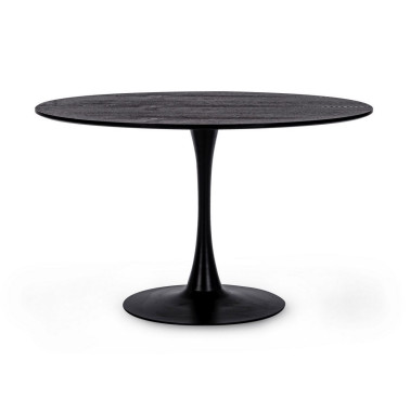 TABLE BLOOM NOIRE D120