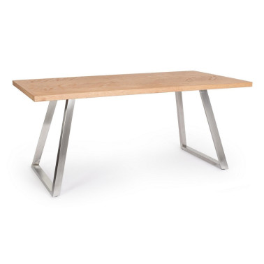 DUKAT TABLE 180X90 STAINLESS STEEL