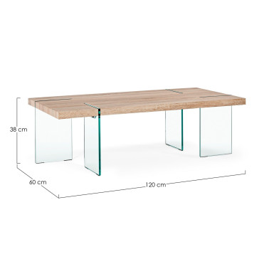 TOM RECT COFFEE TABLE 120X60