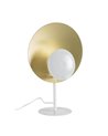 TABLE LAMP DESIGN WHITE-GOLD H