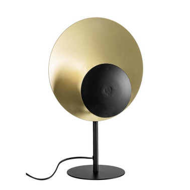 TABLE LAMP DESIGN BLACK-GOLD H4