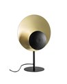 LAMPADA DA TAVOLO DESIGN NERO-ORO H4