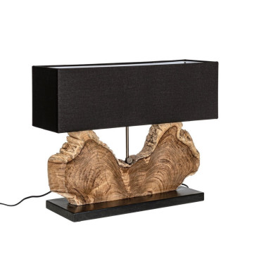 NAGA TABLE LAMP BLACK H55