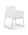 SILLA C-BR SIXTY PU BLANCO