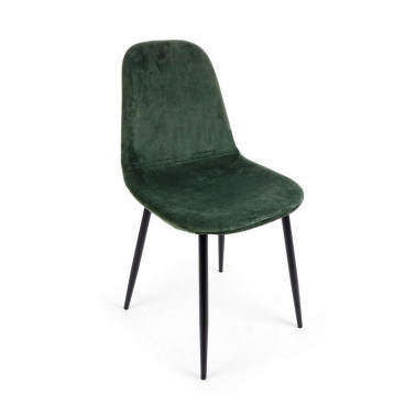 SILLA IRELIA TERCIOPELO VERDE OSC