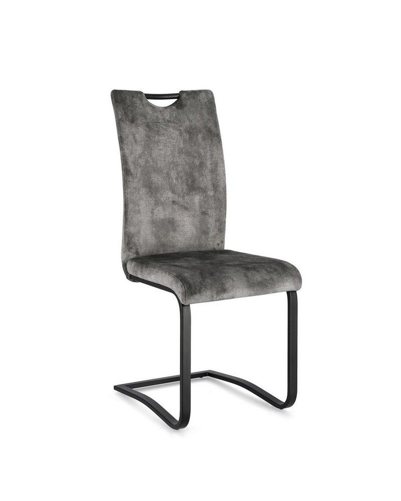 SILLA KENNETH TERCIOPELO GRIS