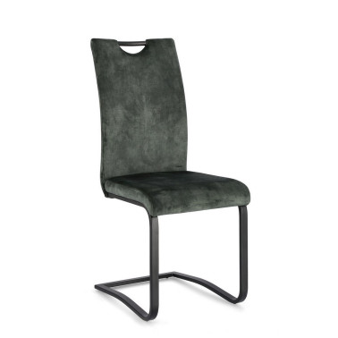 SILLA KENNETH TERCIOPELO VERDE OSCURO