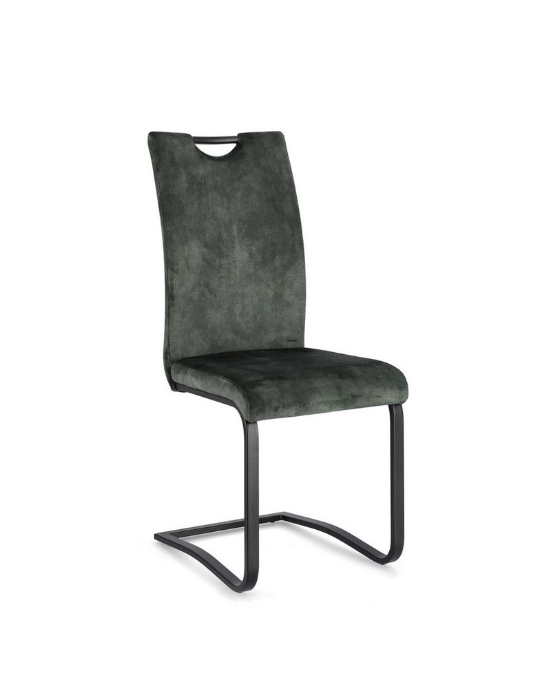 SILLA KENNETH TERCIOPELO VERDE OSCURO