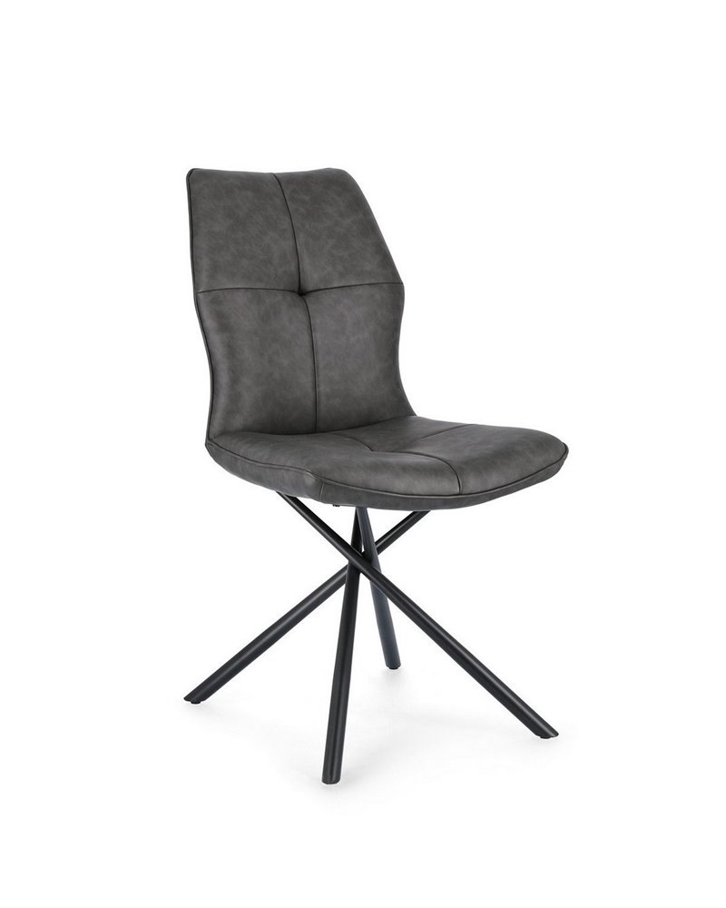 SILLA KEPLER PU ANTRACITA