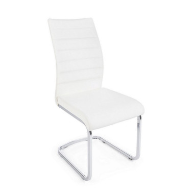 SILLA MYRA PU BLANCO