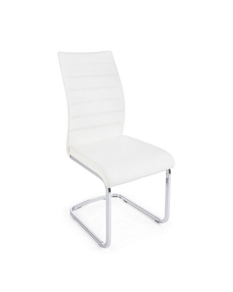 SILLA MYRA PU BLANCO