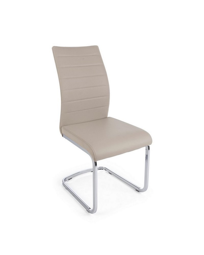 SILLA MYRA PU CAPPUCCINO