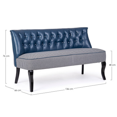 SOFA 2P BATILDA BLUE