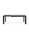 EXT TABLE BRIVA GRAY-BLACK 140-200X90