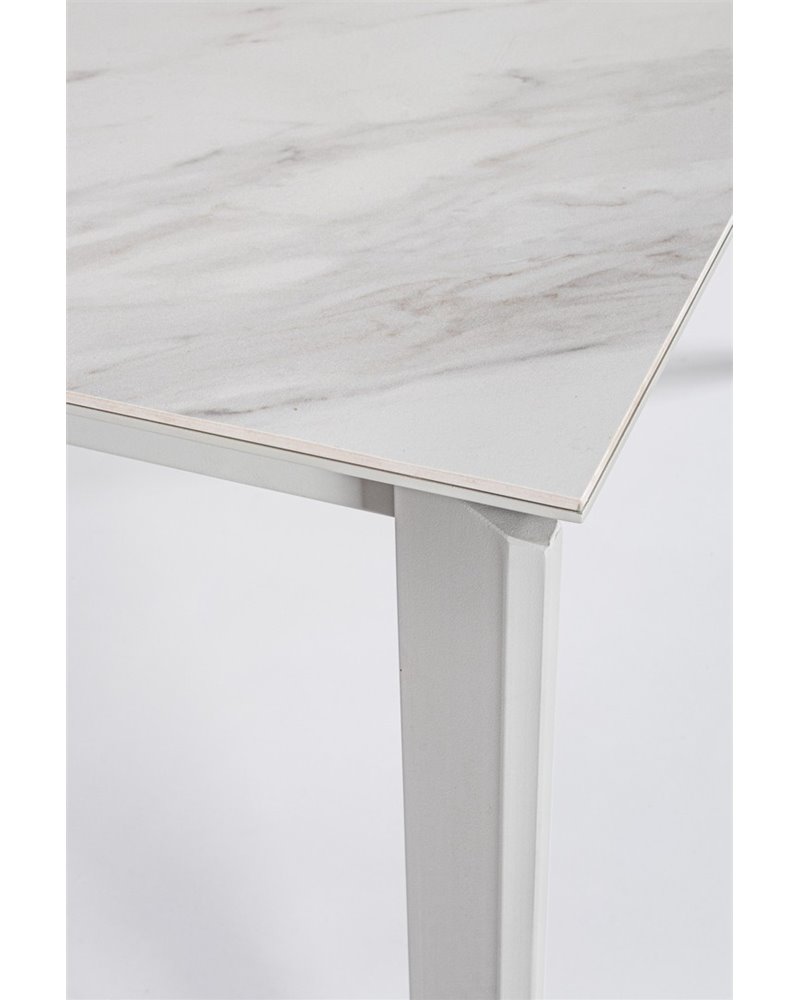 EXT TABLE BRIVA WHITE-GREY CL 160-220X90