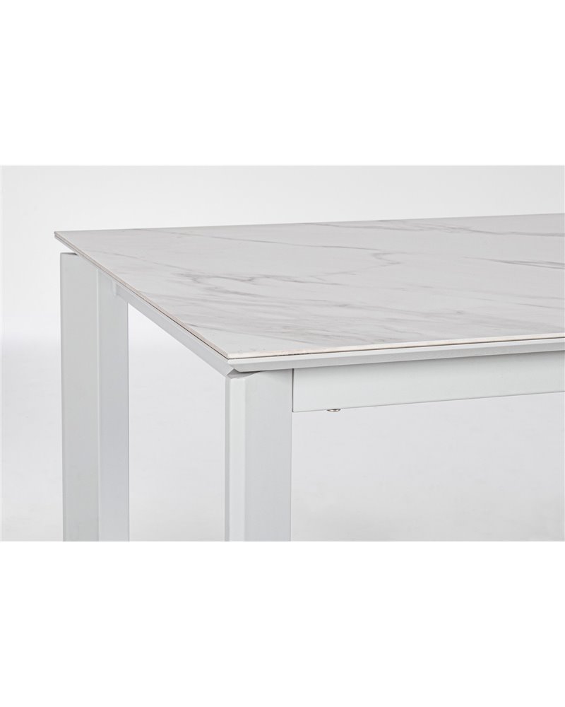 EXT TABLE BRIVA WHITE-GREY CL 160-220X90