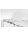 EXT TABLE BRIVA WHITE-GREY CL 160-220X90