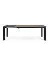 EXT TABLE BRIVA GRAY-BLACK 160-220X90