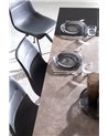 EXT TABLE BRIVA GRAY-BLACK 160-220X90