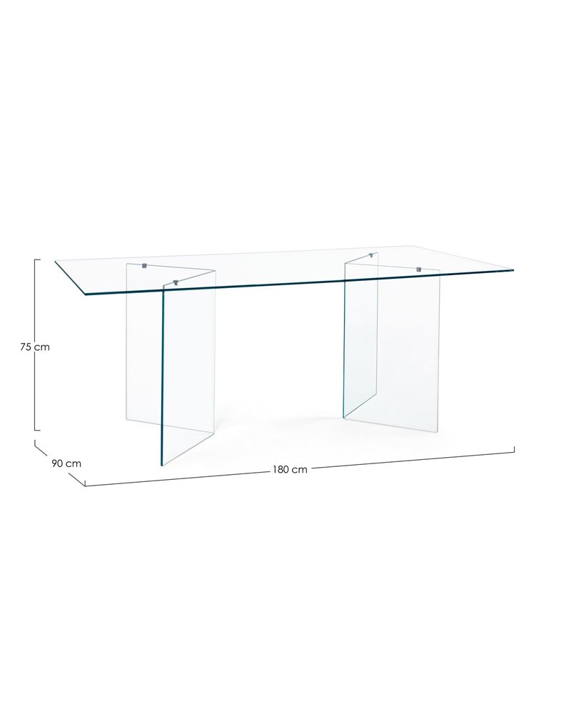 IRIDE RECT TABLE 180X90