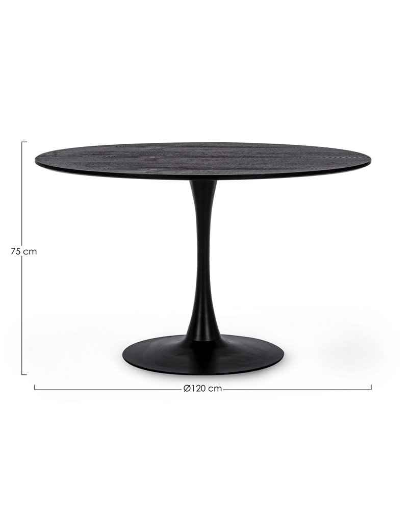 BLACK BLOOM TABLE D120