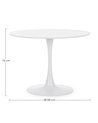 BLOOM TABLE WHITE D100