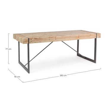 GARRETT TABLE 200X90