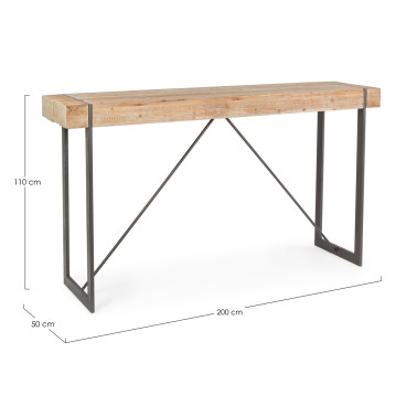 GARRETT BAR TABLE 200X50