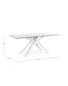 SEAN TABLE WHITE 180X90