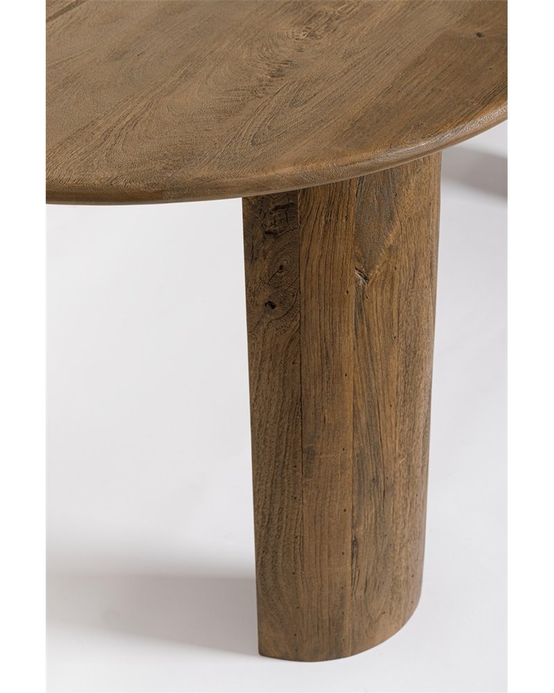 ORLANDO OVAL BROWN TABLE 200X100