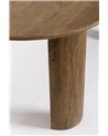 ORLANDO OVAL BROWN TABLE 200X100