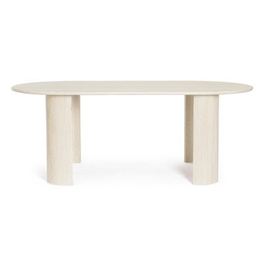 ORLANDO OVAL TABLE NAT 200X100