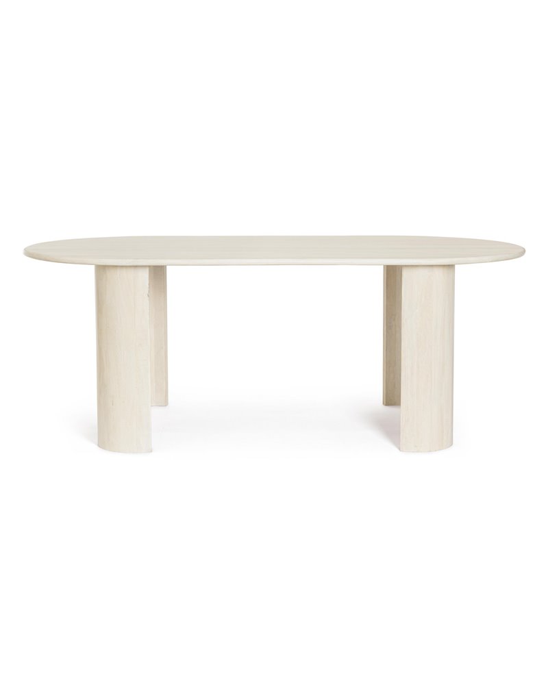 ORLANDO OVAL TABLE NAT 200X100