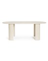 ORLANDO OVAL TABLE NAT 200X100