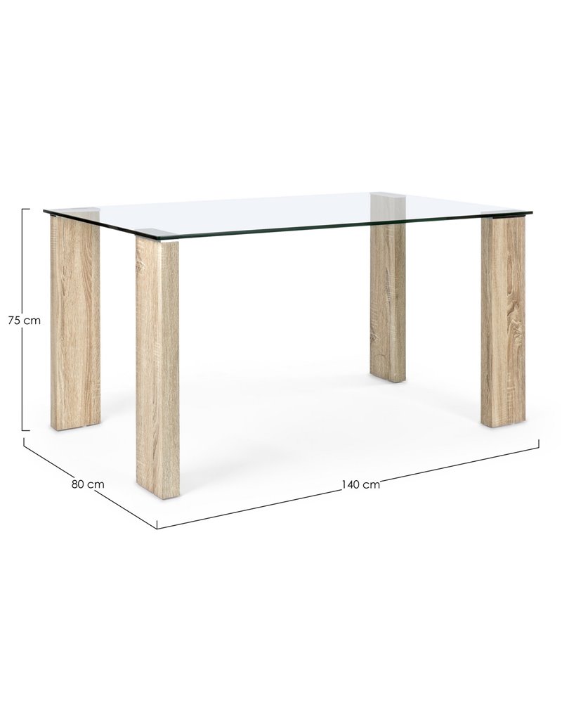 NEW ARLEY NATURE TABLE 140X80