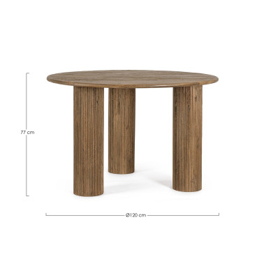 DACCA BROWN TABLE D120