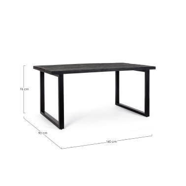 TABLE RECT. HASTINGS 160X90