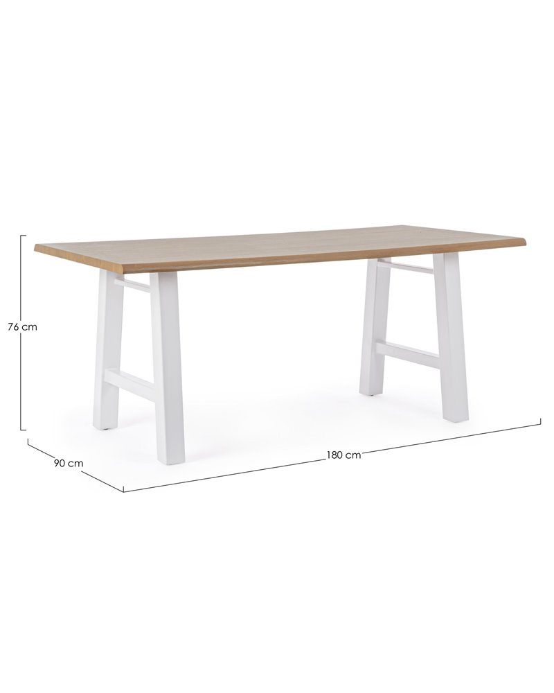 FRED TABLE WHITE 180X90